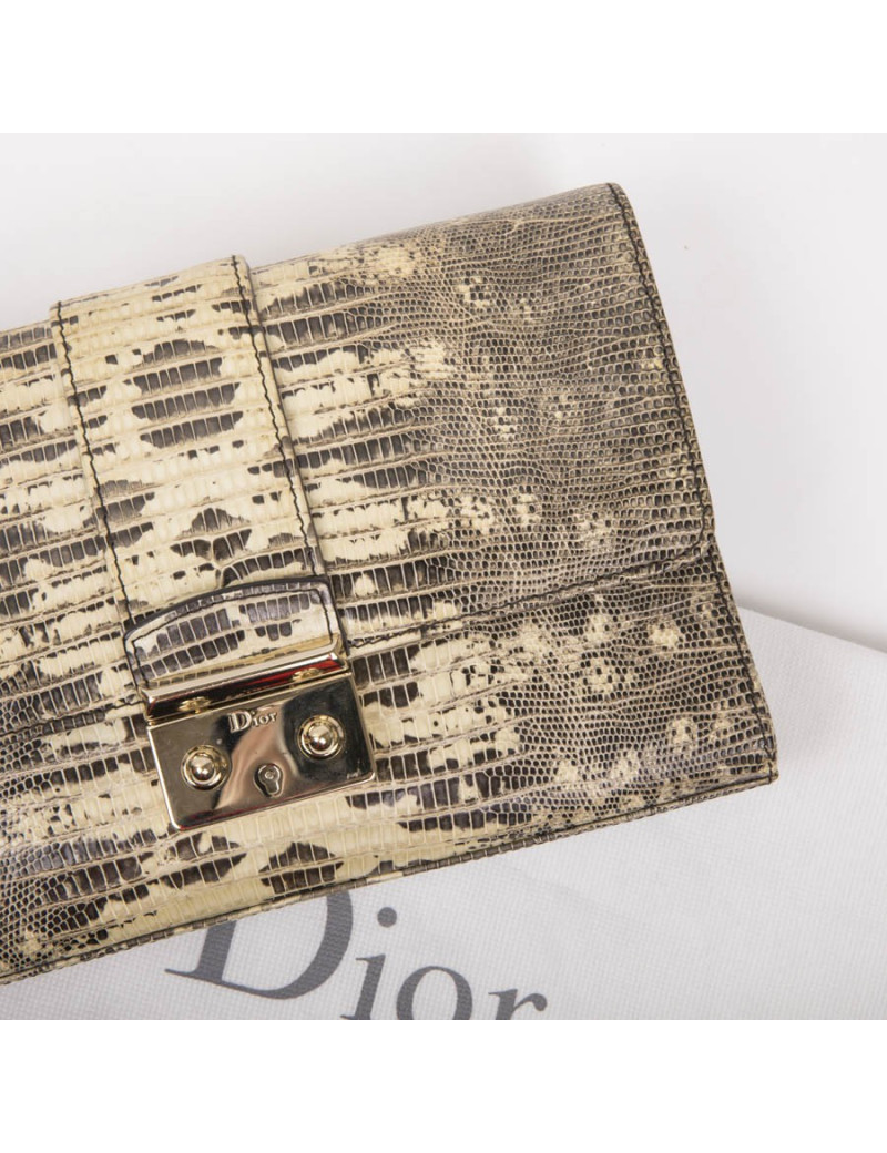 Pochette DIOR en serpent