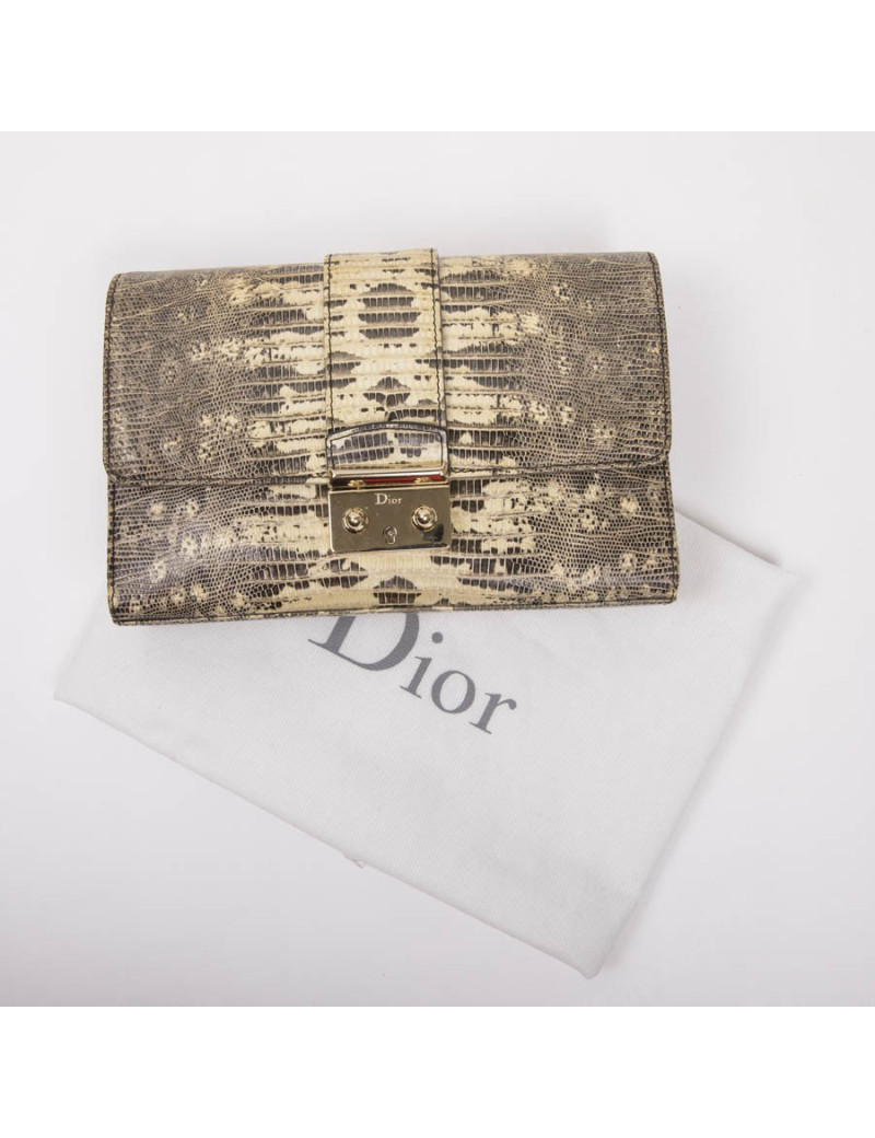 Pochette DIOR en serpent