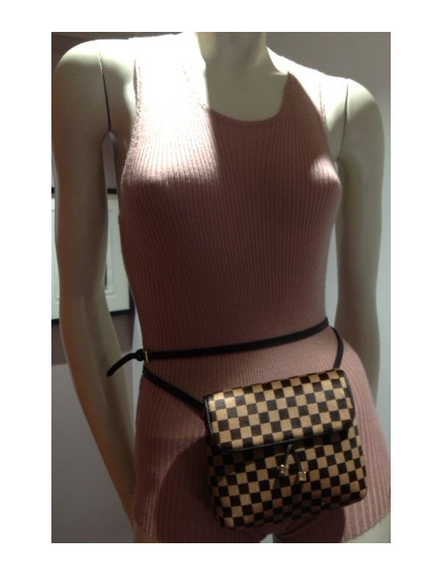 Pochette ceinture série limitée LOUIS VUITTON poulain damier