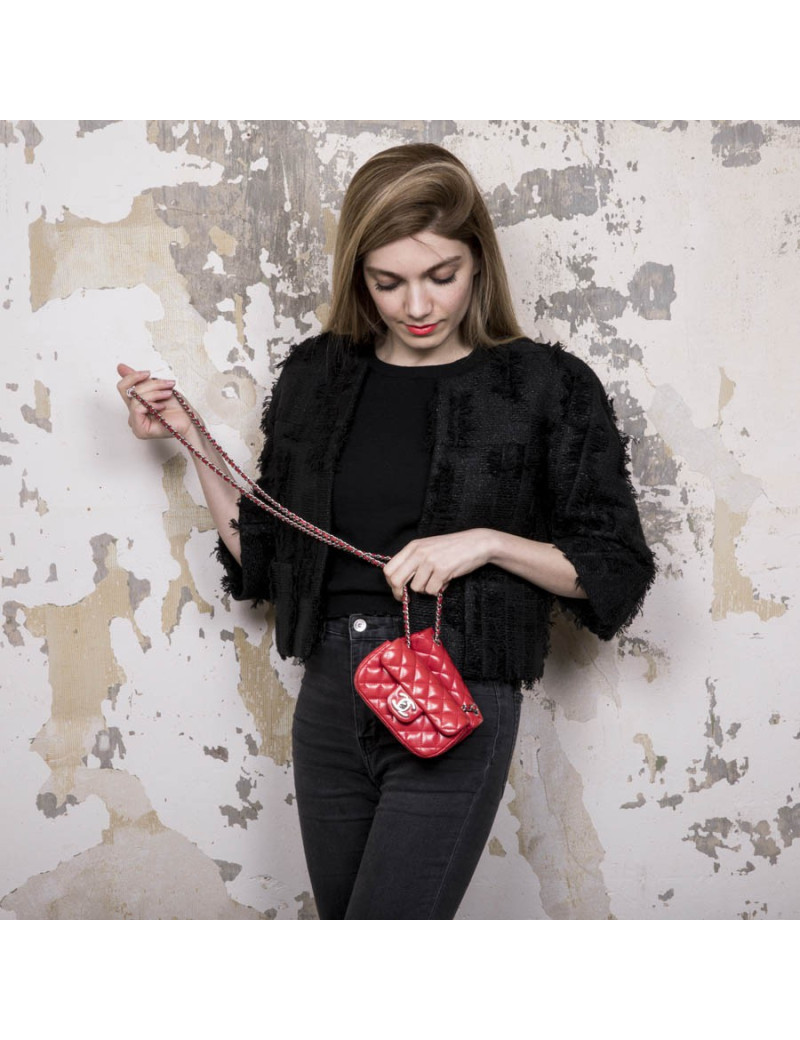 Double pochettes CHANEL orange 