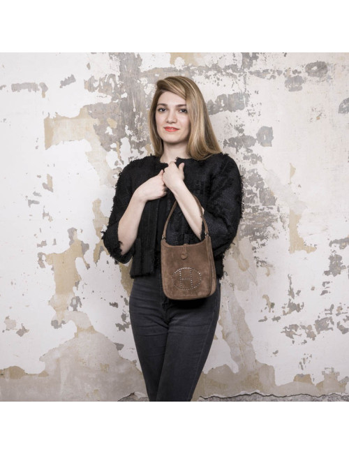 Min sac "Evelyne" HERMES en daim 