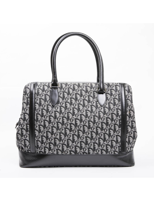 Sac DIOR en toile monogram bleu