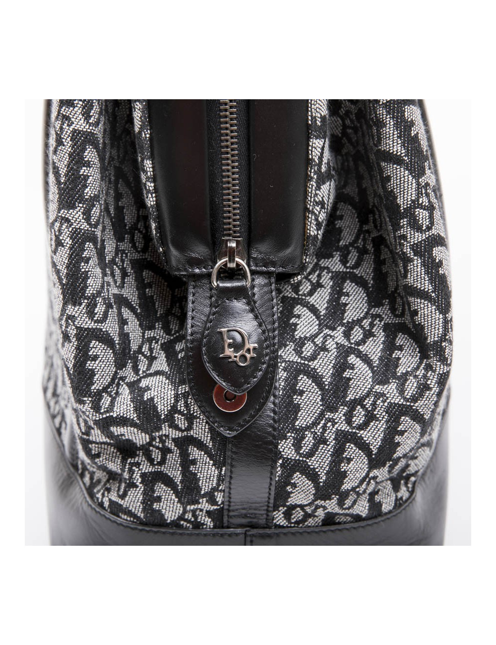 DIOR tote bag in blue monogram canvas Oblique collection