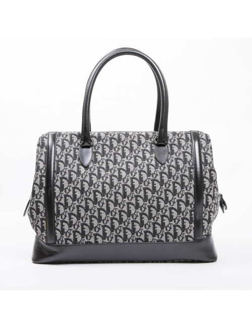 Sac DIOR en toile monogram bleu