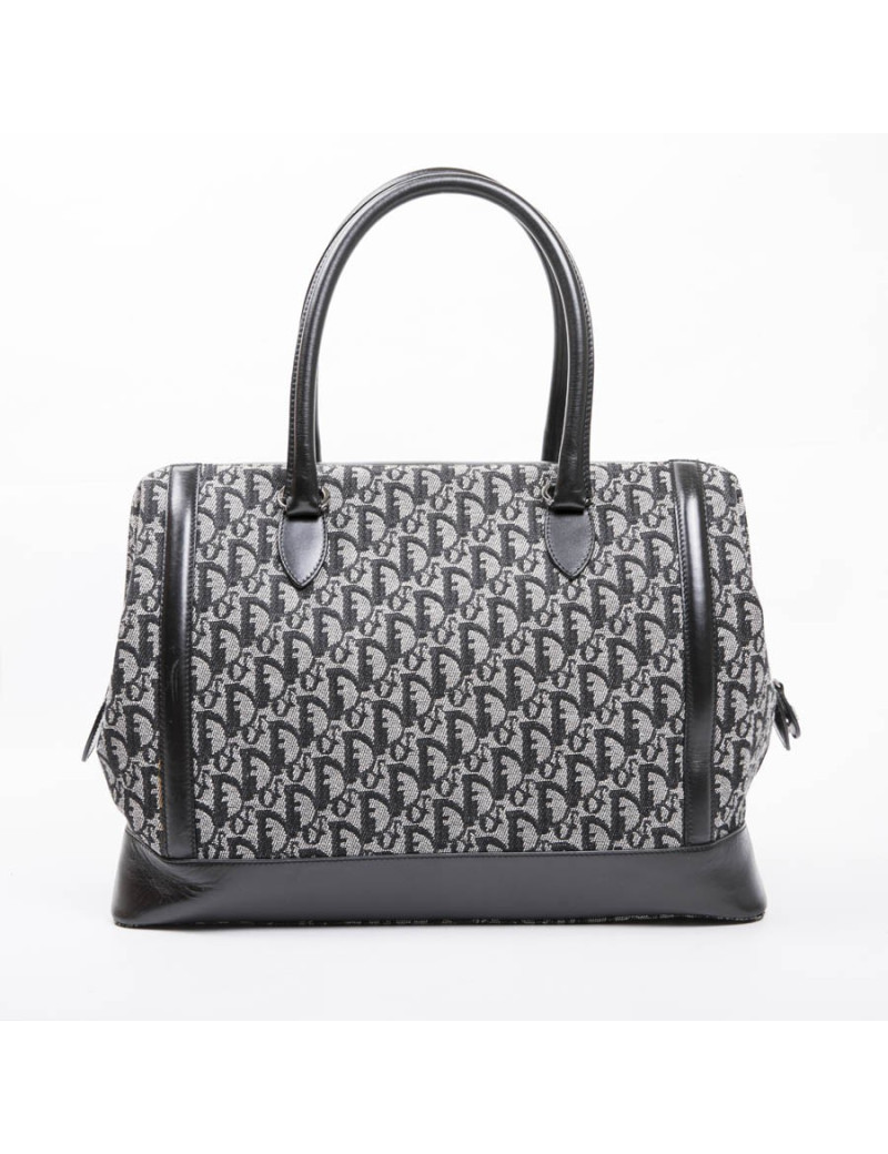 DIOR tote bag in blue monogram canvas Oblique collection