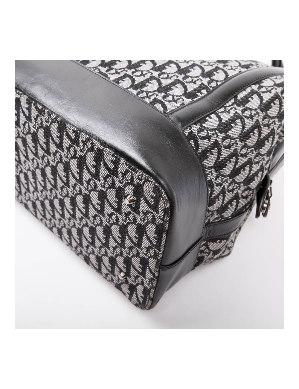 Sac DIOR en toile monogram bleu