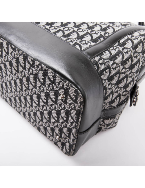 DIOR tote bag in blue monogram canvas Oblique collection