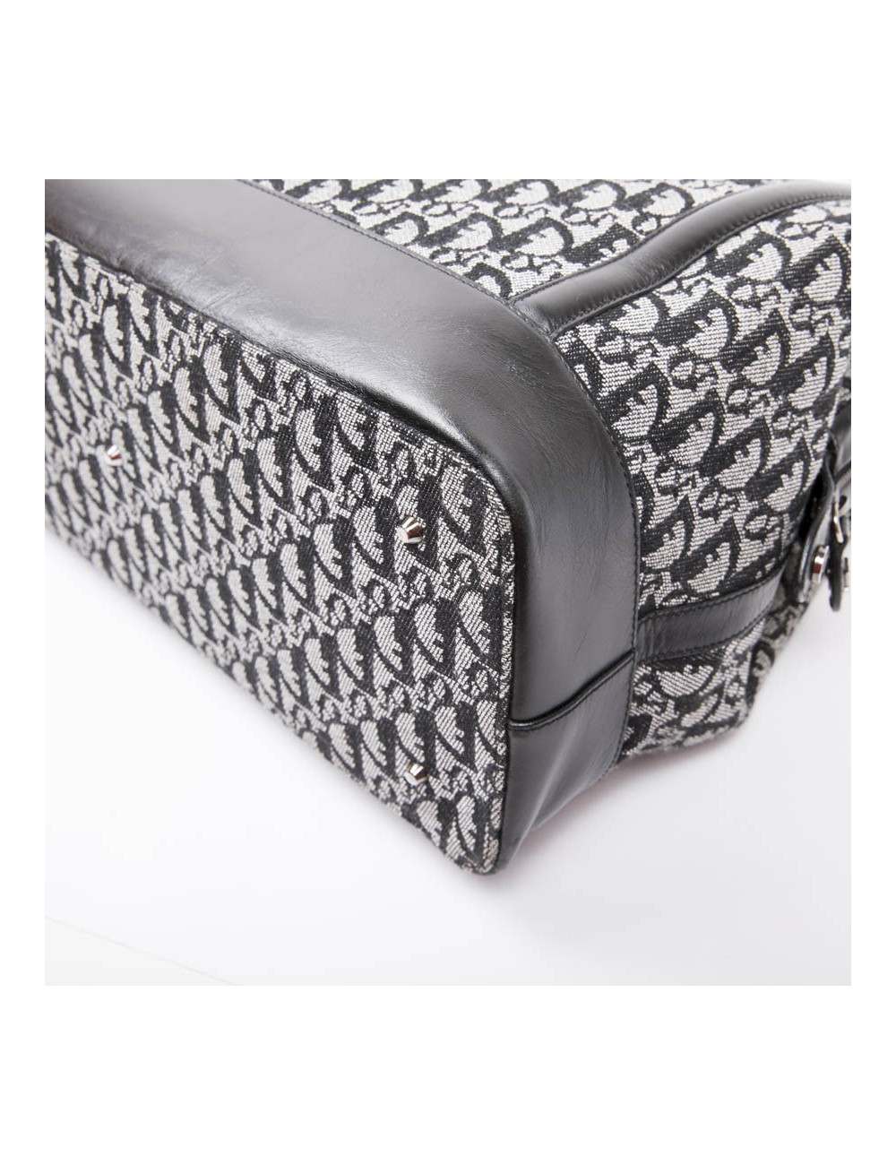 Sac DIOR en toile monogram bleu