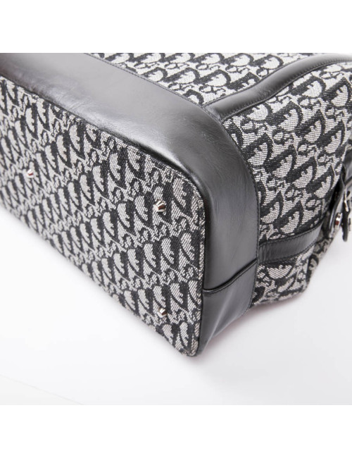 Sac DIOR en toile monogram bleu