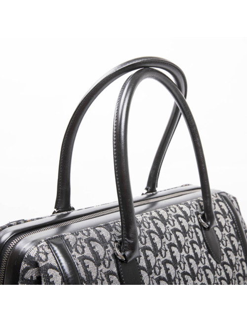 DIOR tote bag in blue monogram canvas Oblique collection