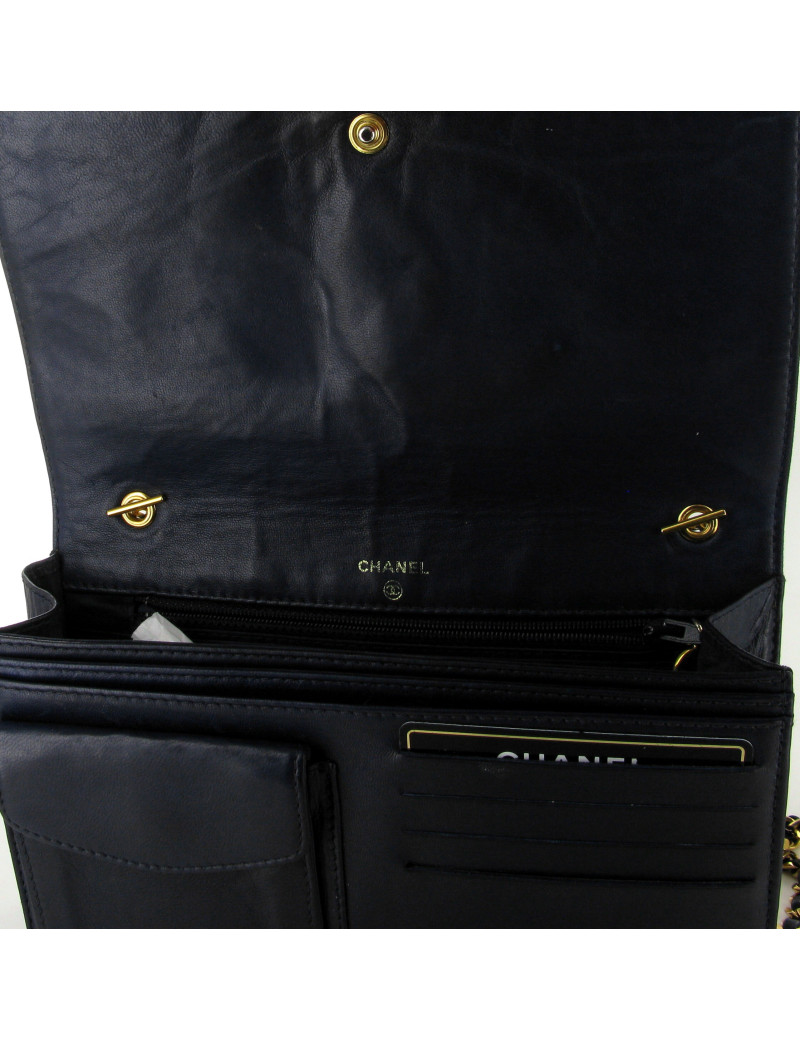 Petit sac CHANEL en jean délavé