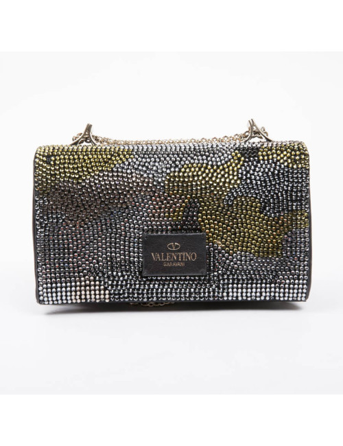 Sac du soir Vavavoom  VALENTINO Rockstud cristal mesh