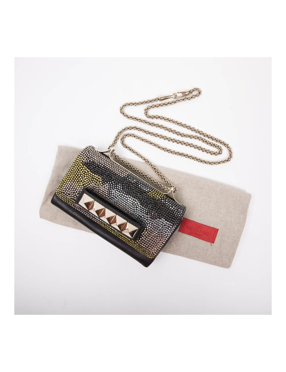 Sac VALENTINO Rockstud cristal mesh