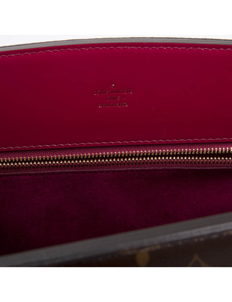 Sac "Phénix" LOUIS VUITTON MM toile monogram et cuir fuchsia