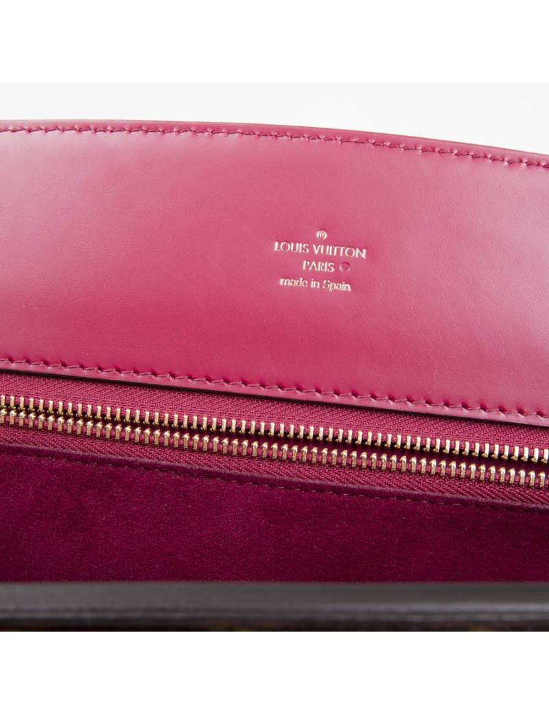 Sac "Phenix" LOUIS VUITTON toile monogram et cuir fuchsia
