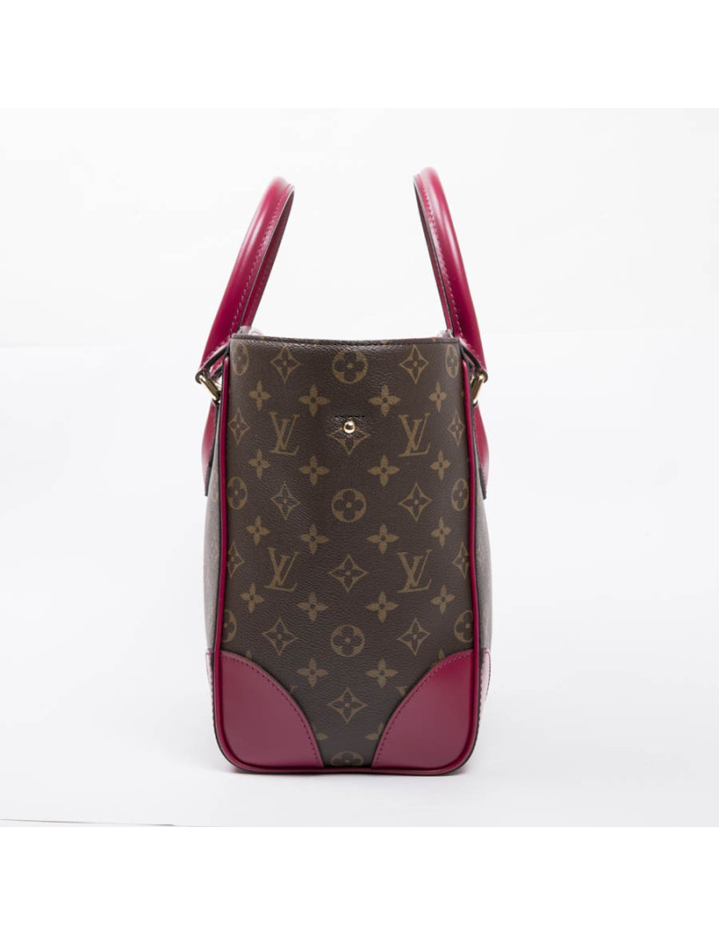 Sac "Phénix" LOUIS VUITTON MM toile monogram et cuir fuchsia