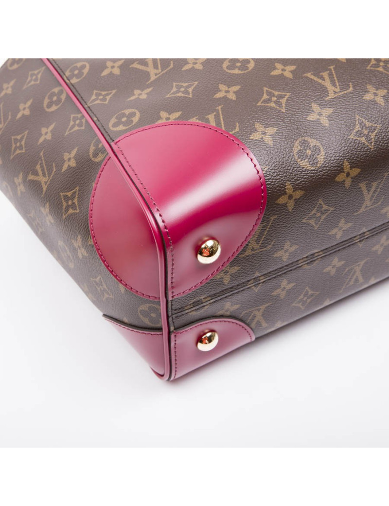 Sac "Phenix" LOUIS VUITTON toile monogram et cuir fuchsia