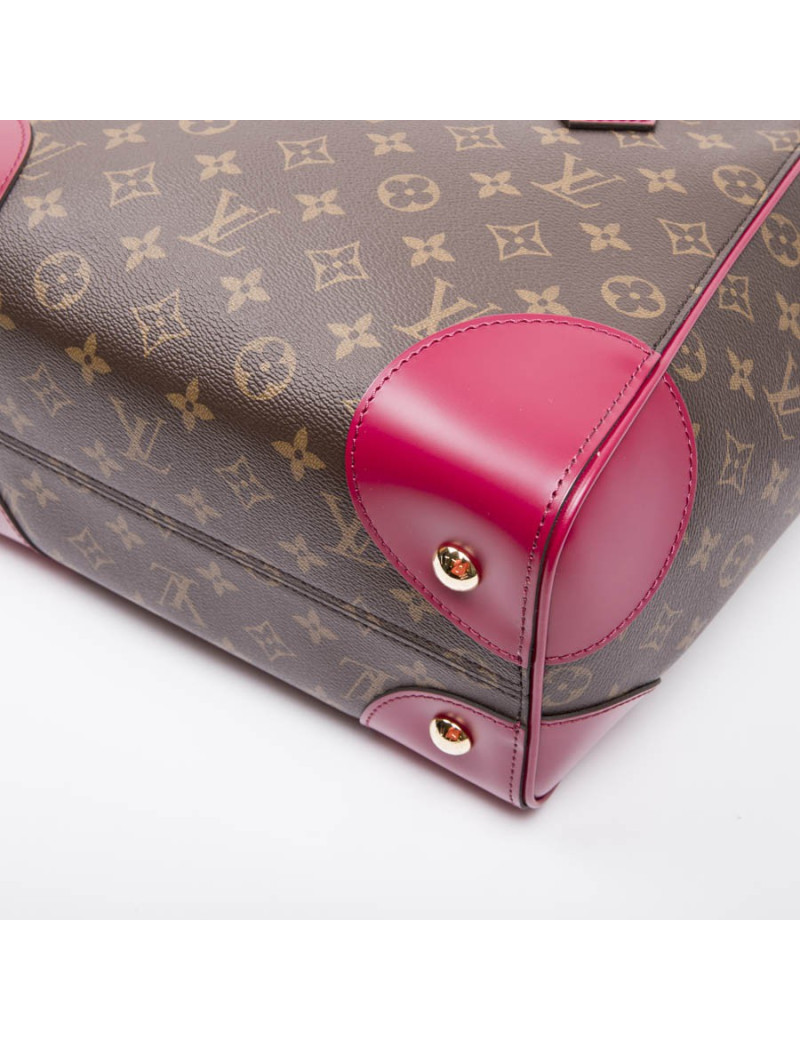 Sac "Phenix" LOUIS VUITTON toile monogram et cuir fuchsia