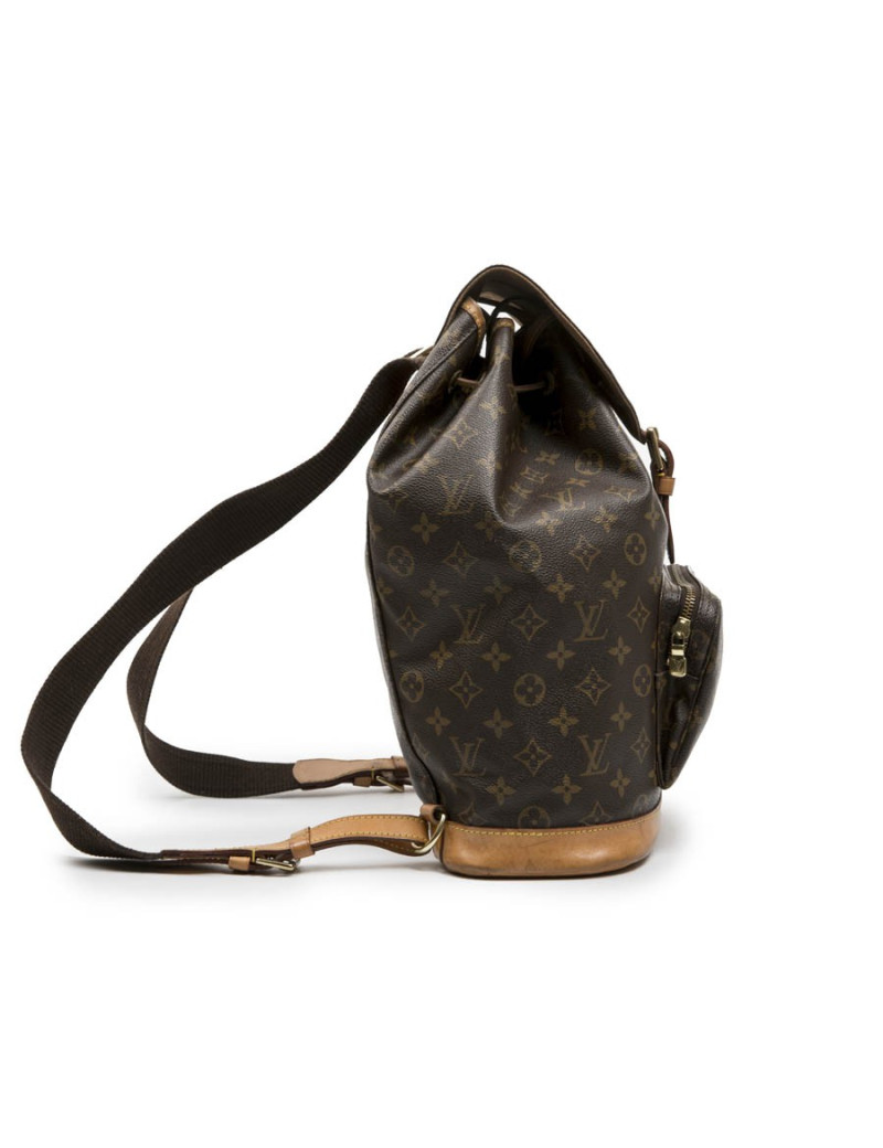  LOUIS VUITTON 'Bagpack' backpack in brown monogram canvas