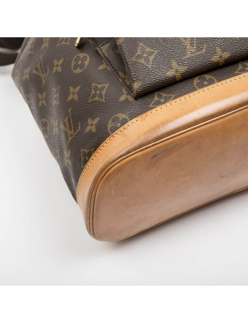 Sac à dos "bagpack" LOUIS VUITTON toile enduite monogram