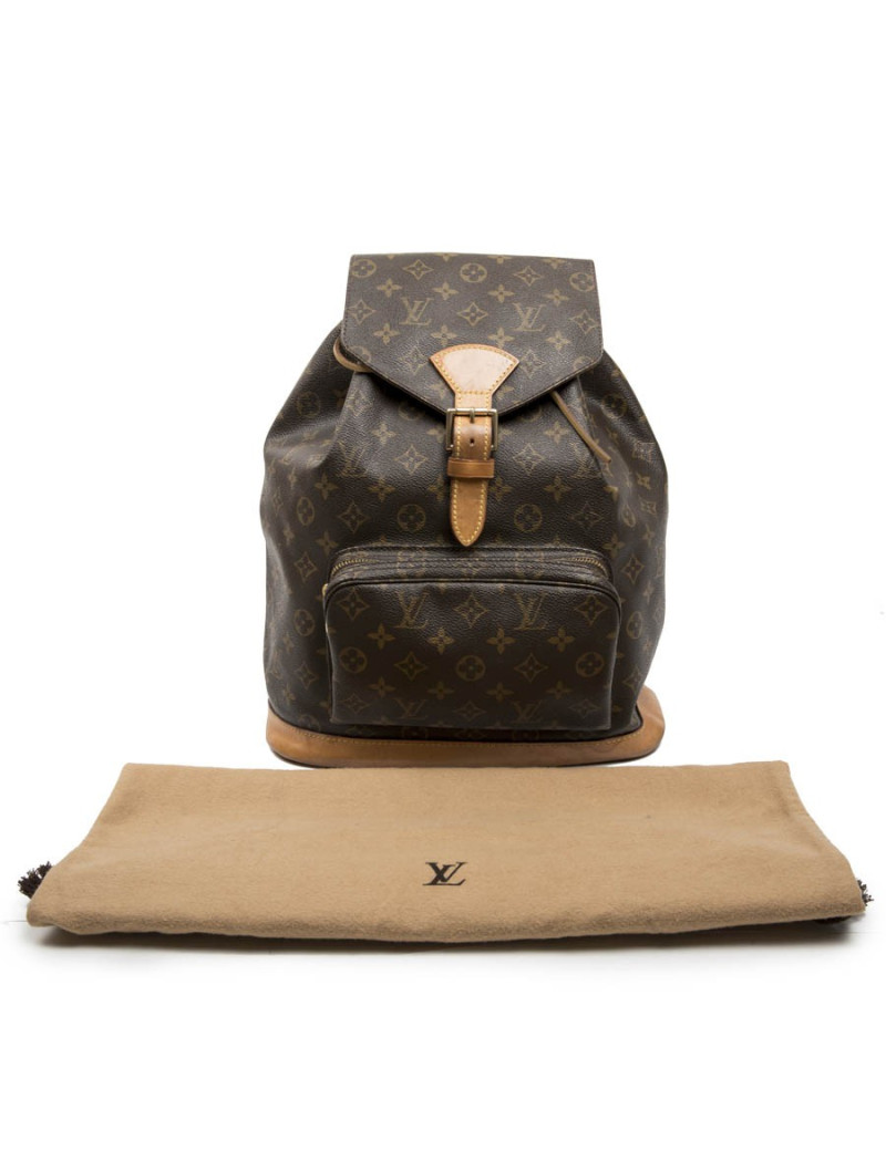 Sac à dos "bagpack" LOUIS VUITTON toile enduite monogram