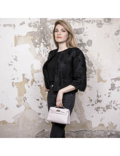 Pochette KELLY swift rose