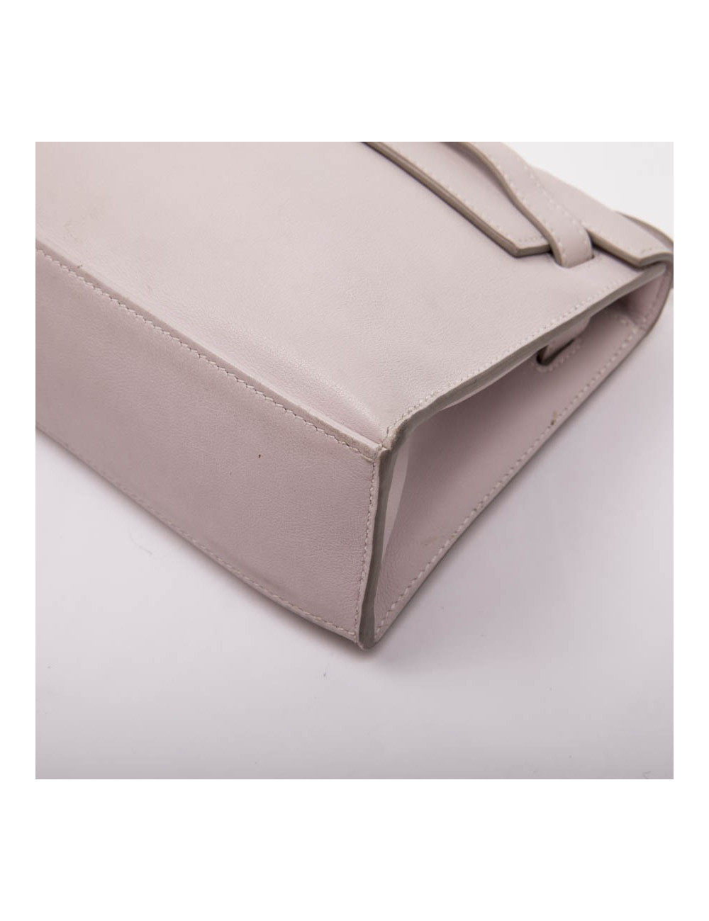 HERMES Kelly Clutch in pink swilt calf leather