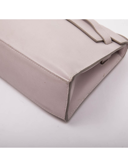 HERMES Kelly Clutch in pink swilt calf leather