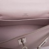 HERMES Kelly Clutch in pink swilt calf leather