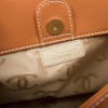 CHANEL tote bag in orange leather