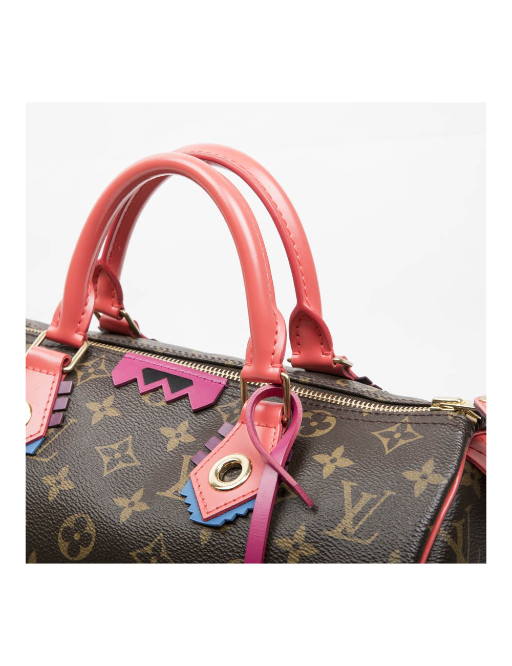 LOUIS VUITTON Speedy 30 limited edition bag in brown totem monogram canvas