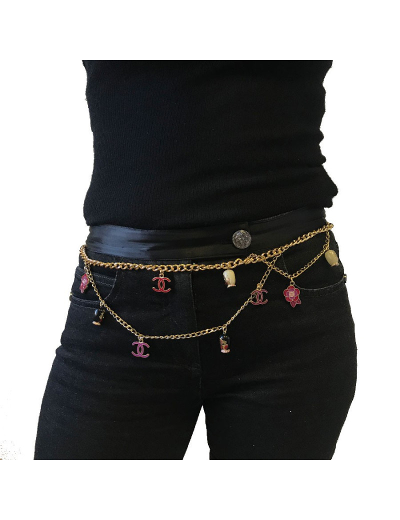 Ceinture sautoir CHANEL "Paris-Shanghai"