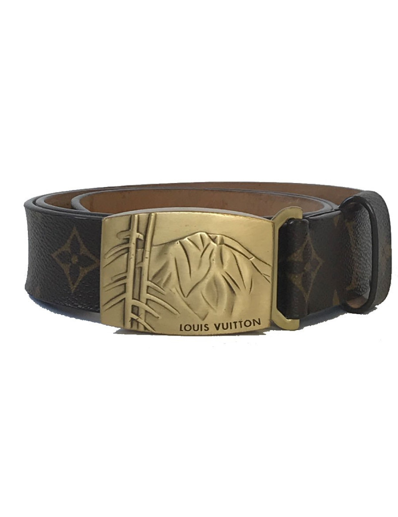 Ceinture T 90 LOUIS VUITTON toile monogram Homme