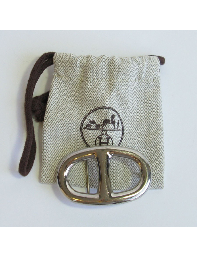 E.S Boucle HERMES chaîne d'ancre 