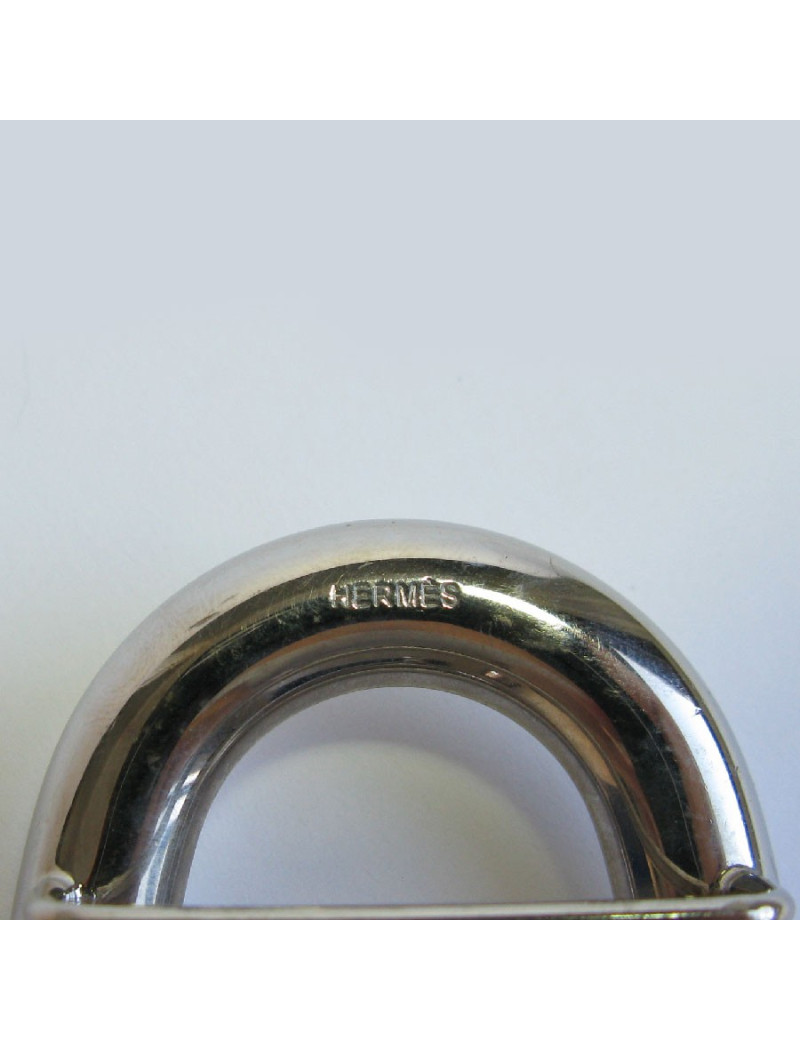 HERMES chaîne d'ancre belt buckle in palladium metal