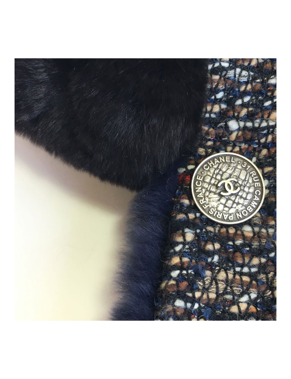 Chapka T 57 CHANEL en tweed