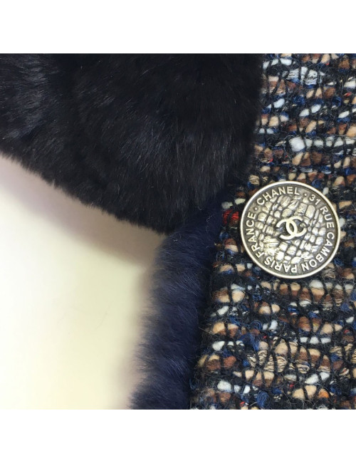 Chapka T 57 CHANEL en tweed