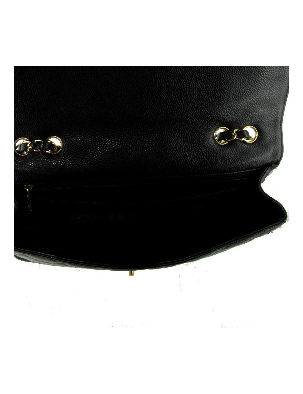 Jumbo "Mademoiselle" CHANEL en cuir caviar 