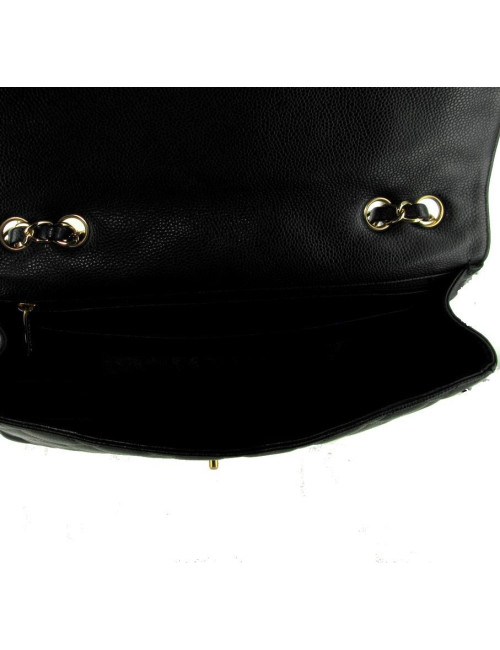 Jumbo "Mademoiselle" CHANEL en cuir caviar 
