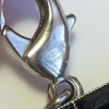 Manchette CHANEL Couture en métal argenté et strass E.S 
