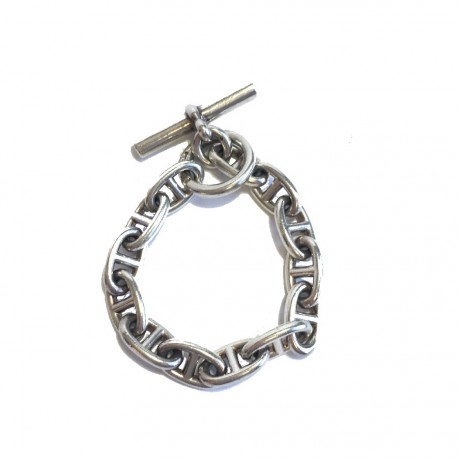 HERMES Bracelet 'chaîne d'ancre' in sterling silver