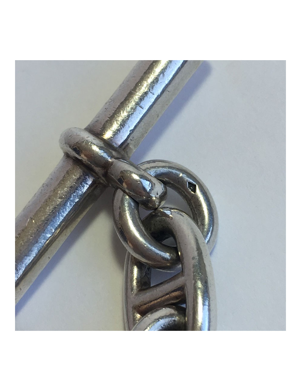 HERMES Bracelet 'chaîne d'ancre' in sterling silver