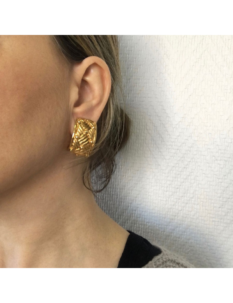 Boucles d'oreille clips CARVEN Vintage