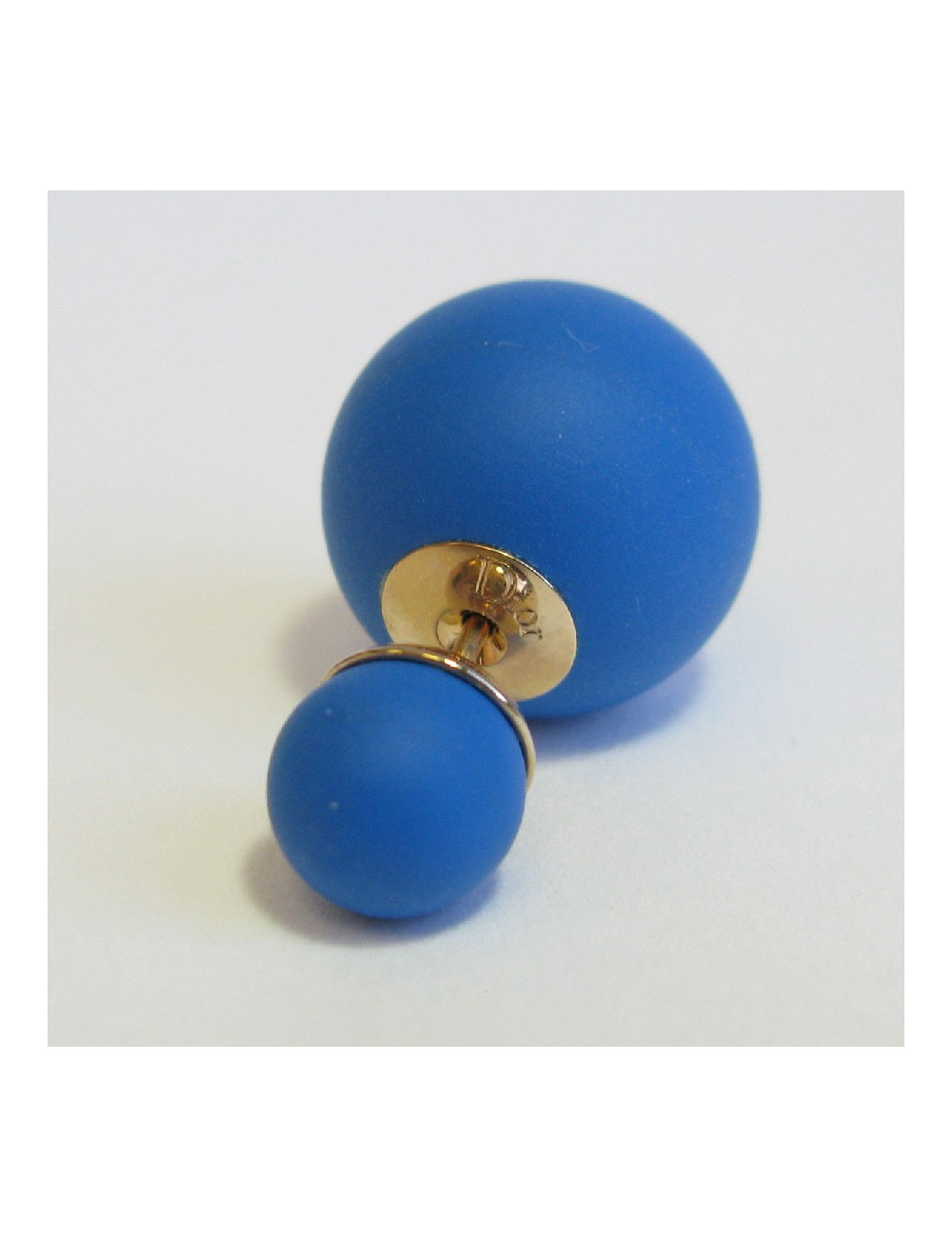 DIOR stud earring 'Tribales DIOR' in blue gum