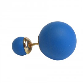 DIOR stud earring 'Tribales DIOR' in blue gum
