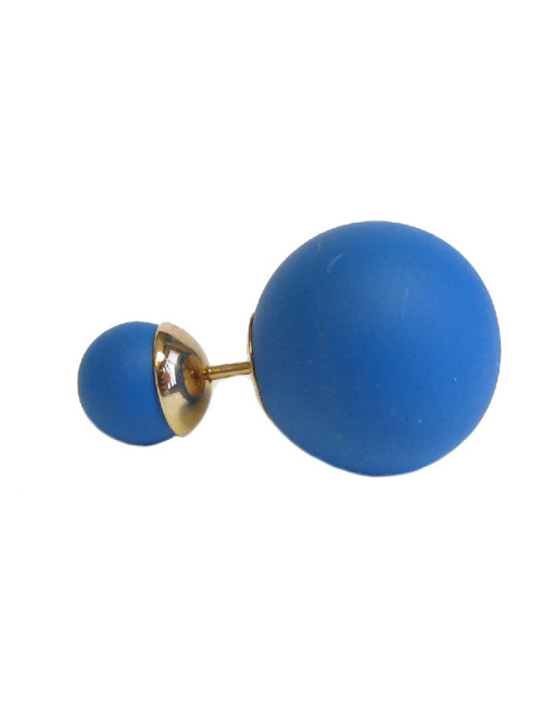 DIOR stud earring 'Tribales DIOR' in blue gum