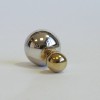 DIOR 'Tribales' stud earring in silver and gilt metal
