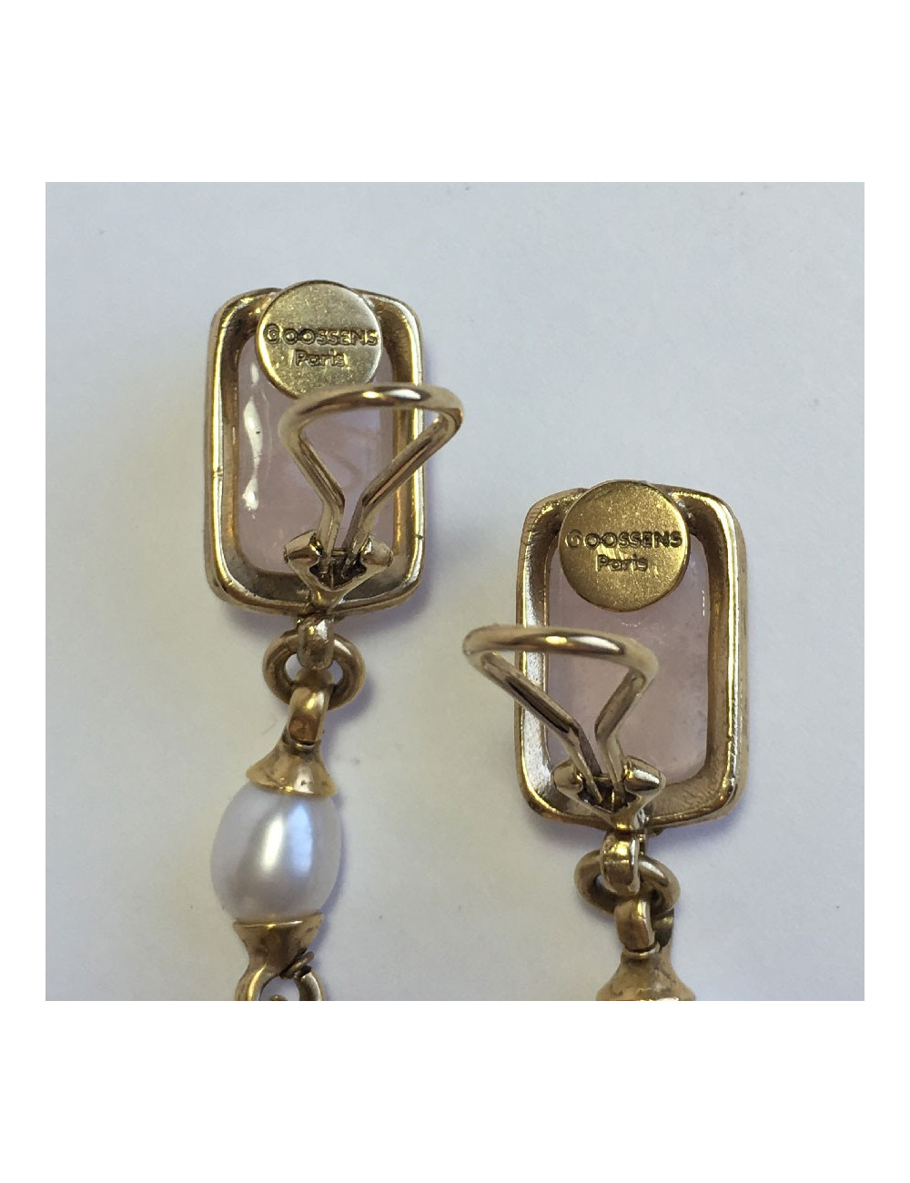 Boucles d'oreille GOOSSENS pendantes