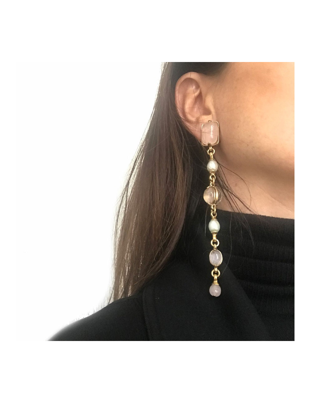 Boucles d'oreille GOOSSENS pendantes