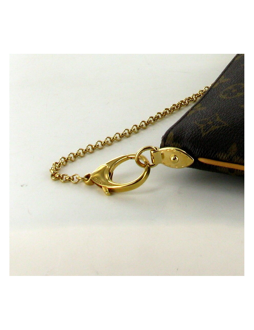 Pochette LOUIS VUITTON en toile enduite 